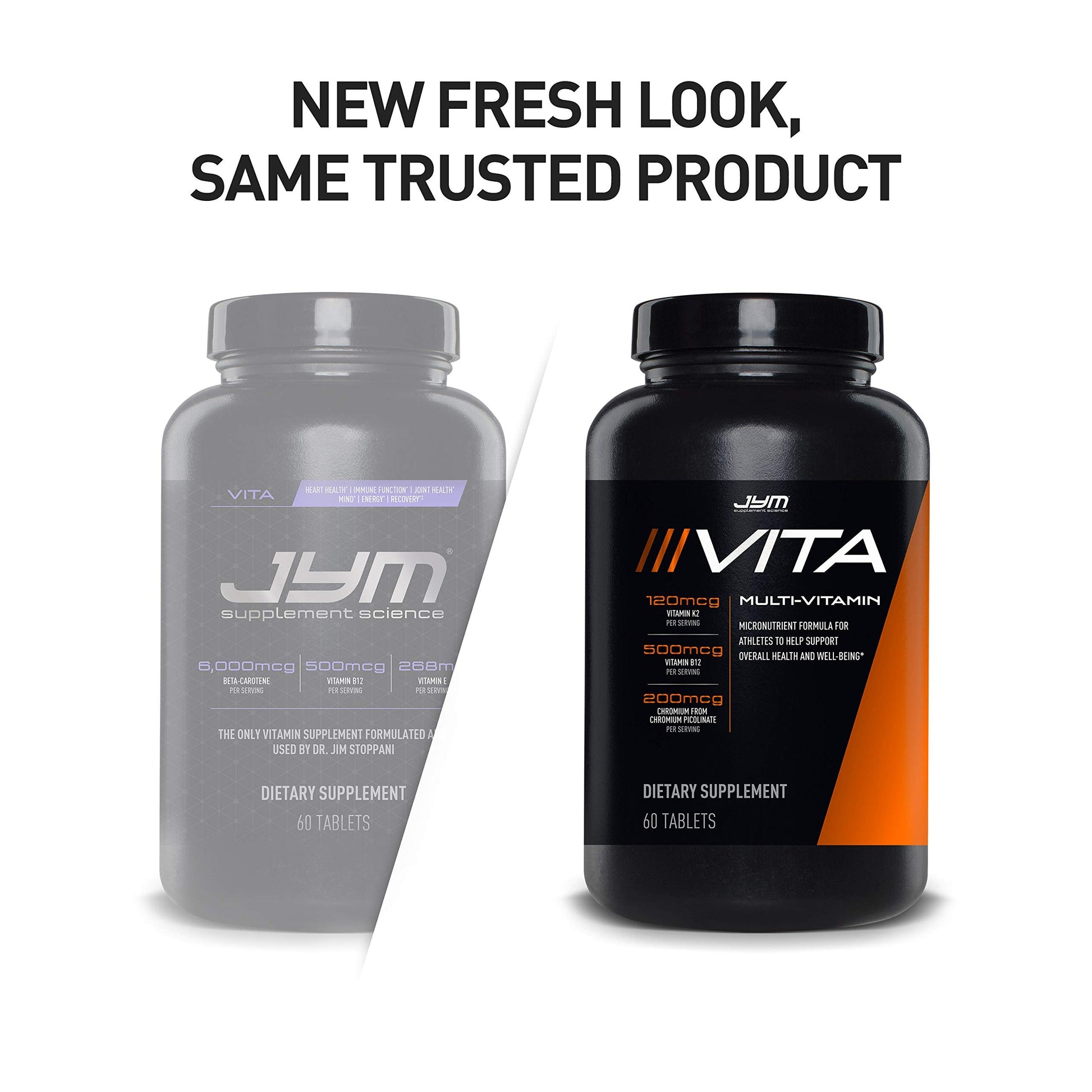 JYM Supplement Science Vita JYM Sports Multivitamin & Mineral Support, Vitamin A, C, B6, B12, E, K, Boron, Biotin, Potassium 60 Tablets JYM Supplement Science buy australia supplements