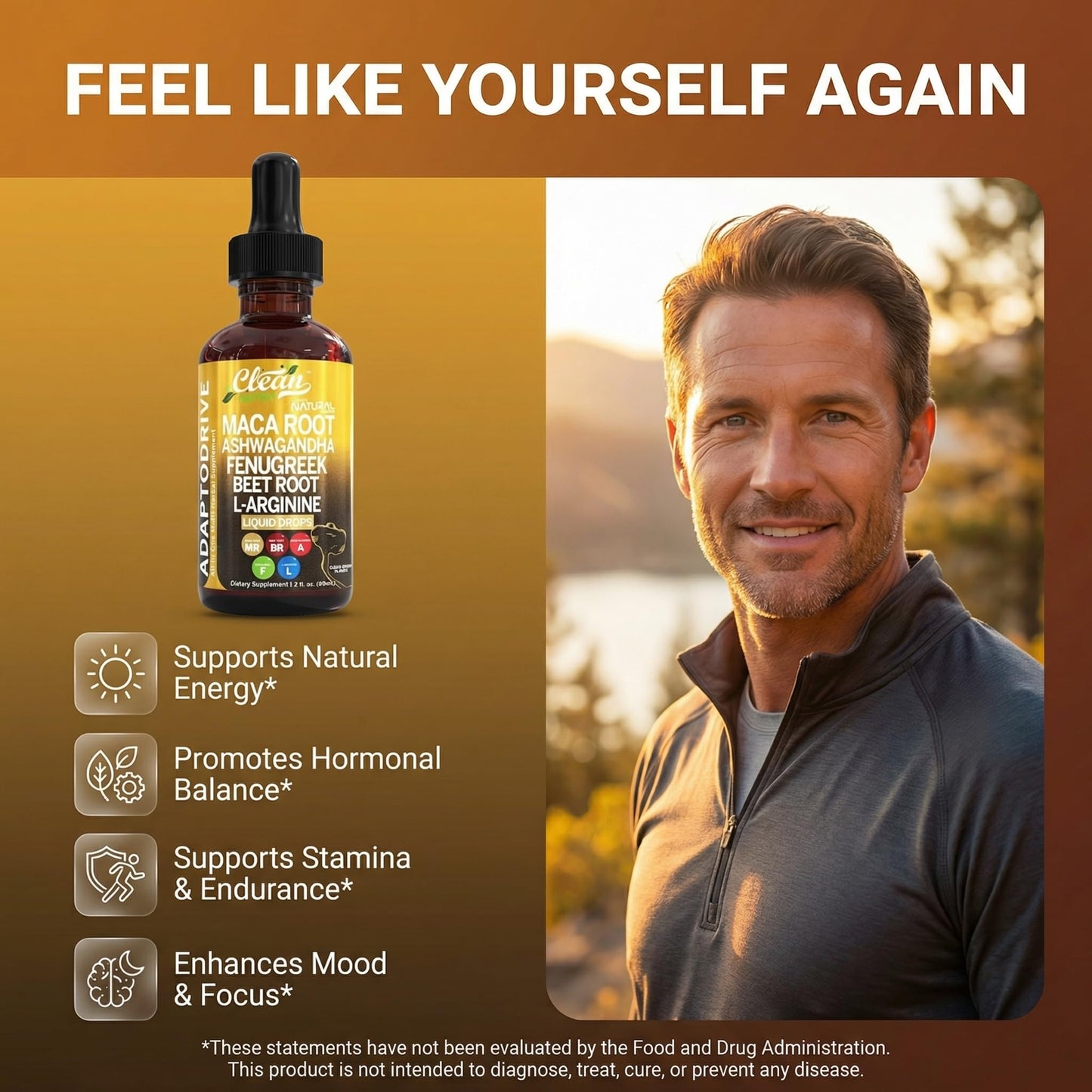 Clean Nutra Organic Maca Root Liquid Drops with Ashwagandha, Fenugreek, Beet Root and L-Arginine Liquid Multivitamin Clean Nutraceuticals