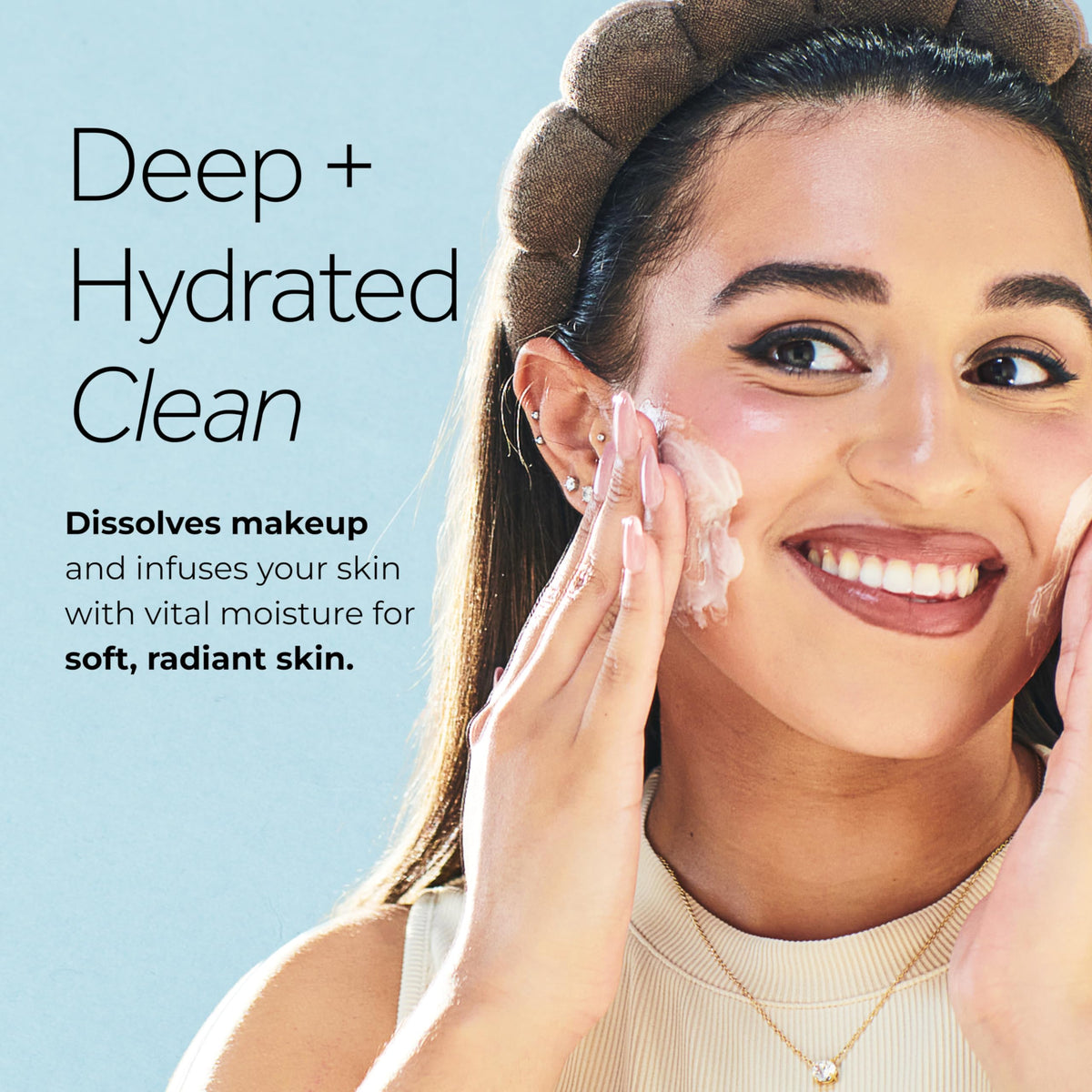 POND’S Cold Cream Cleanser, Fragrance-Free – Moisturizing Makeup Remover & Deep Cleansing Face Cream – Facial Cleanser for Soft, Radiant Skin – Dermatologist Tested, Non-Comedogenic, 6.1 oz POND'S