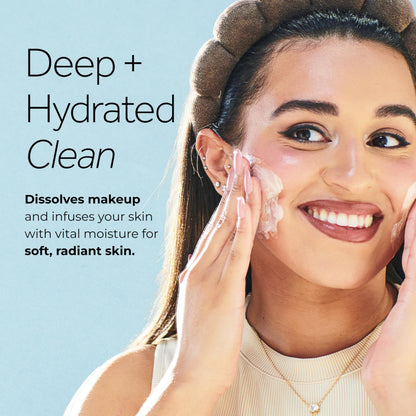 POND’S Cold Cream Cleanser, Fragrance-Free – Moisturizing Makeup Remover & Deep Cleansing Face Cream – Facial Cleanser for Soft, Radiant Skin – Dermatologist Tested, Non-Comedogenic, 6.1 oz POND'S