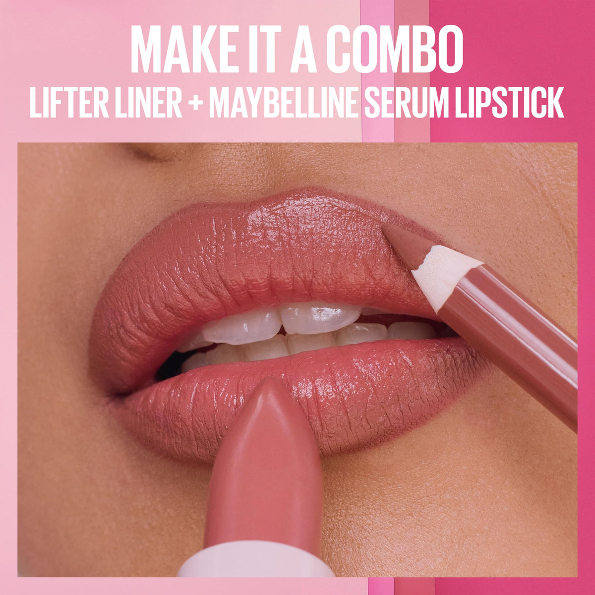 MAYBELLINE Serum Lipstick, Hydrating Lip Makeup with 8HRs of Lip Plumping Moisture with Hyaluronic Acid + Oil Blend, Wild Card (Midtone Red Matte) MAYBELLINE