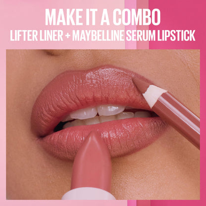 MAYBELLINE Serum Lipstick, Hydrating Lip Makeup with 8HRs of Lip Plumping Moisture with Hyaluronic Acid + Oil Blend, Wild Card (Midtone Red Matte) MAYBELLINE