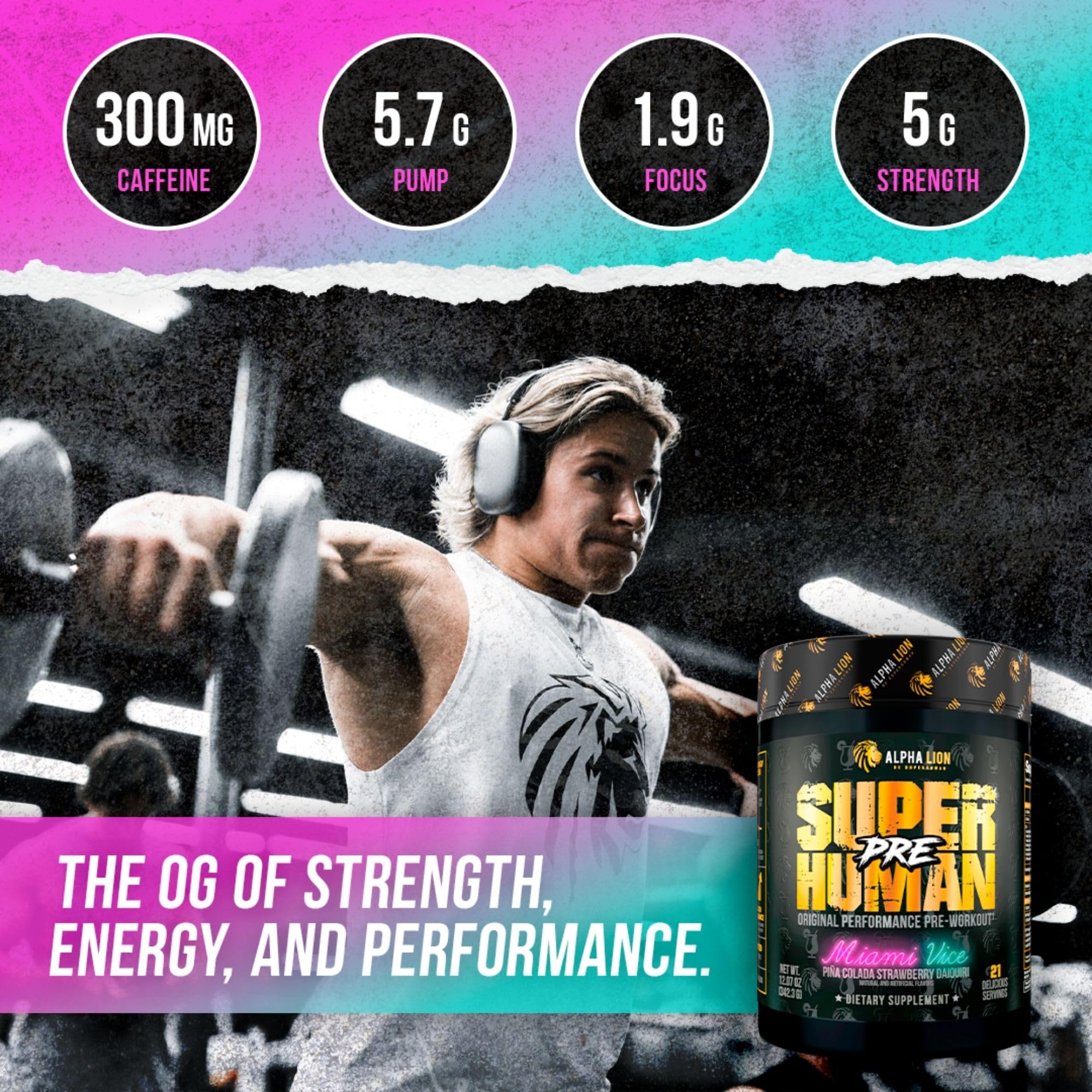 ALPHA LION Superhuman Pre Workout Powder & Post Workout Recovery Bundle ALPHA LION buy australia supplements