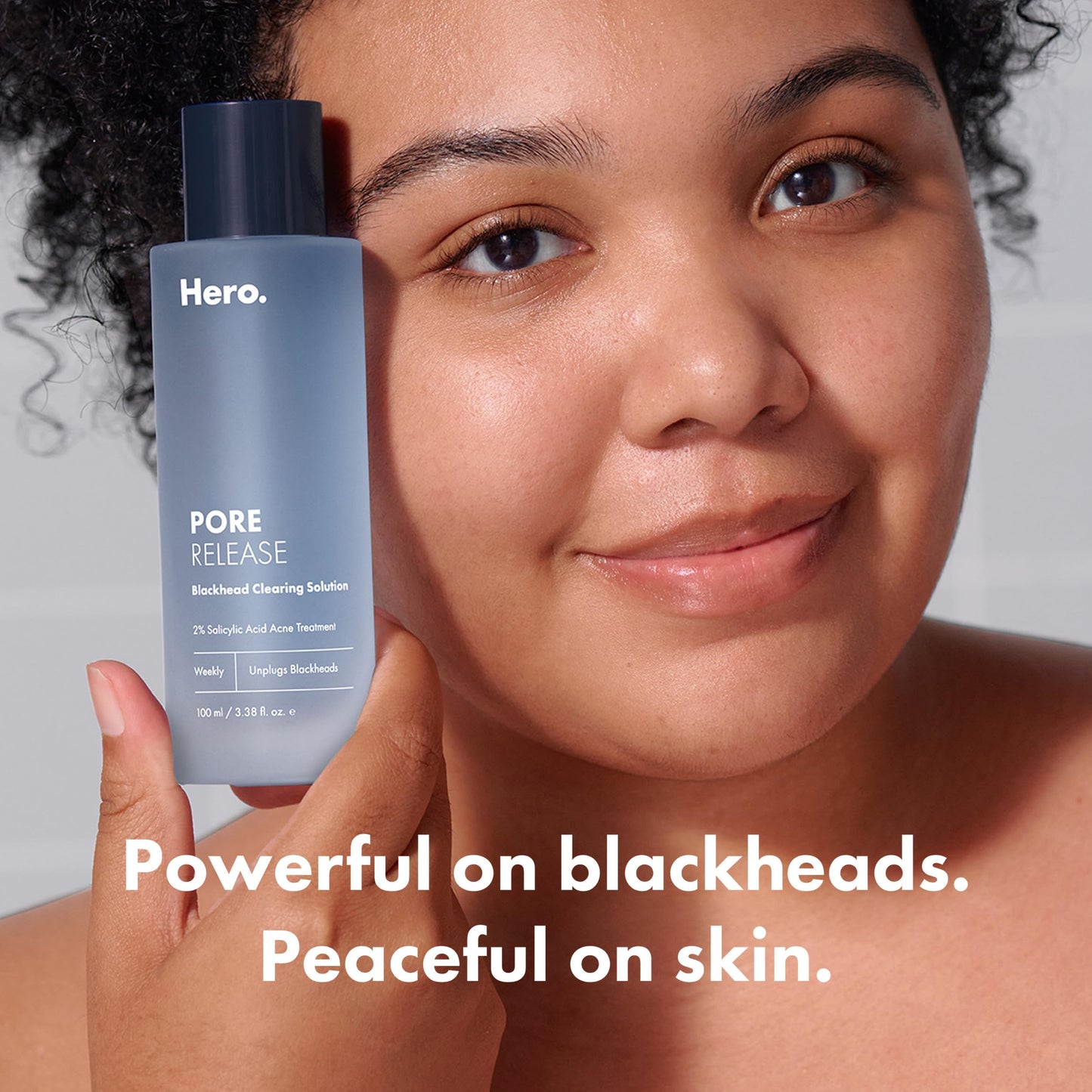 Hero Cosmetics Pore Release Blackhead Clearing Solution, Exfoliating 2% Salicylic Acid Toner Featuring AHA, BHA, and PHA HERO COSMETICS