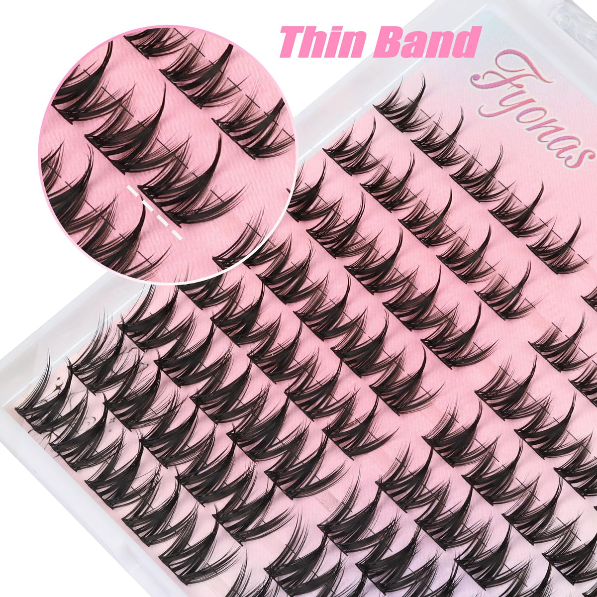 Manga Lash Clusters Wispy Eyelash Clusters Spiky Anime Lashes (Cutey) Fyonas