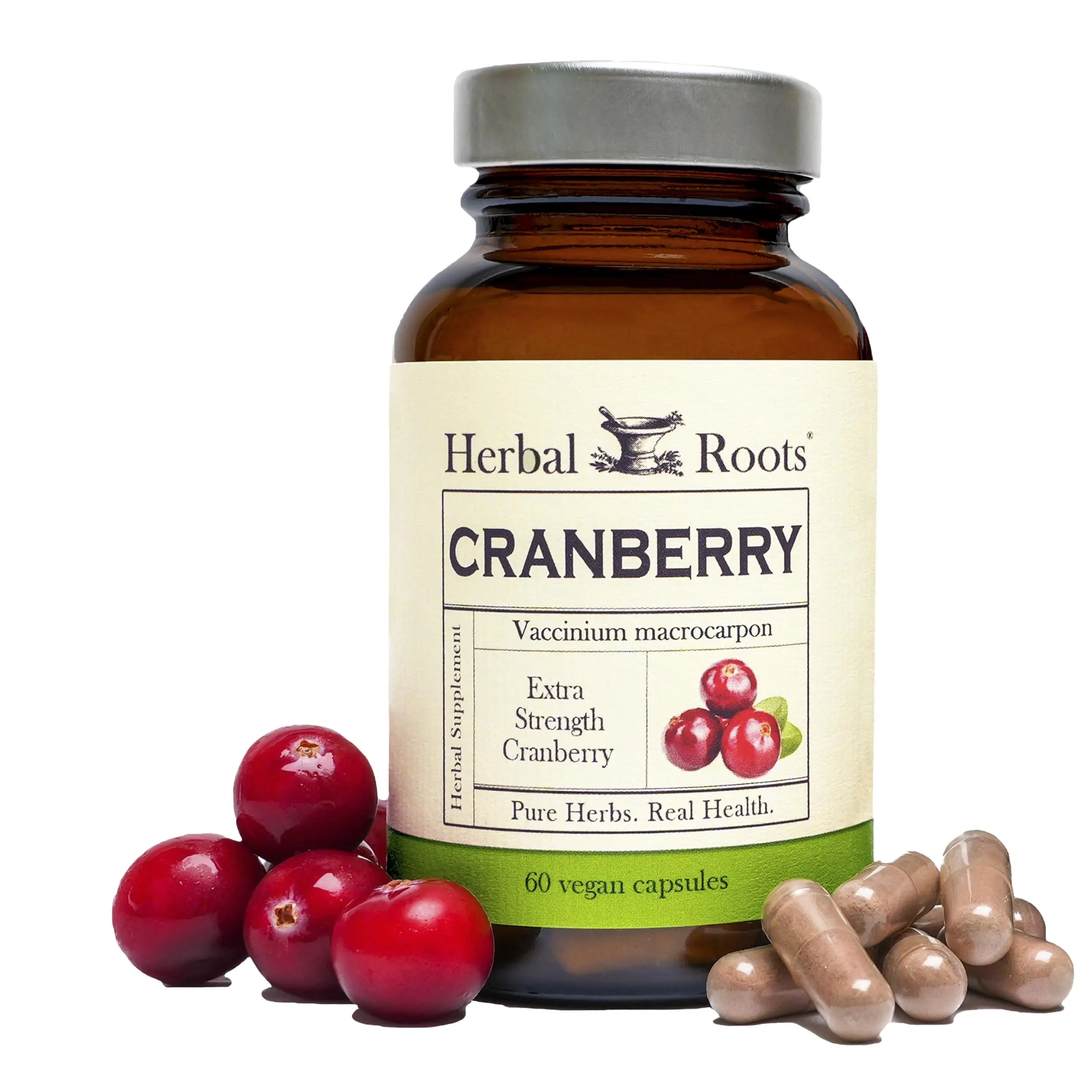 Herbal Roots Extra Strength Cranberry Pills for Women & Men with Organic Nettle | Urinary Tract Health | 60 Vegan Capsules Herbal Roots buy australia supplements