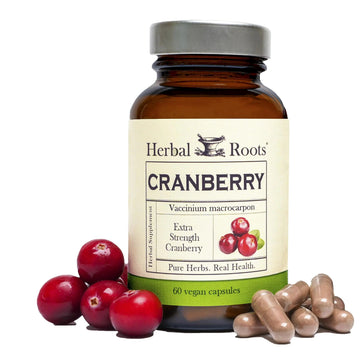 Herbal Roots Extra Strength Cranberry Pills for Women & Men with Organic Nettle | Urinary Tract Health | 60 Vegan Capsules Herbal Roots buy australia supplements