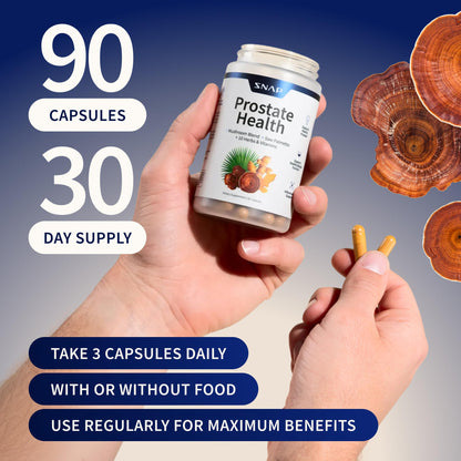Snap Supplements Prostate Health Supplement with Saw Palmetto for Men, DHT Blocker - Helps Support Male Urinary Tract and Prostate for Mens Health Snap Supplements