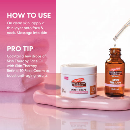Palmer's Skin Therapy Face Oil, Moisturizing Cocoa Butter Formula (1 Fl Oz) Palmer's