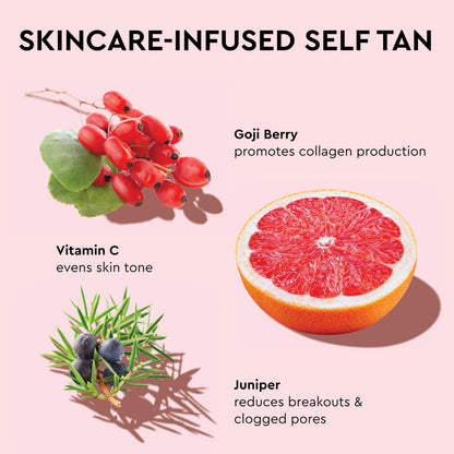 Tanologist Medium Self Tan Mousse, Streak-Free, Natural Glow, 6.76 oz Tanologist