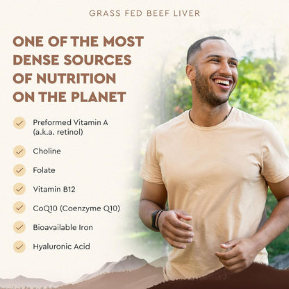 Ancestral Supplements Grass Fed Beef Liver Capsules, Supports Energy Production, Cleansing, Digestion, Immunity and Body Wellness, Non GMO, Freeze Dried Liver Support, 180 Capsules Bottle (3 Pack)