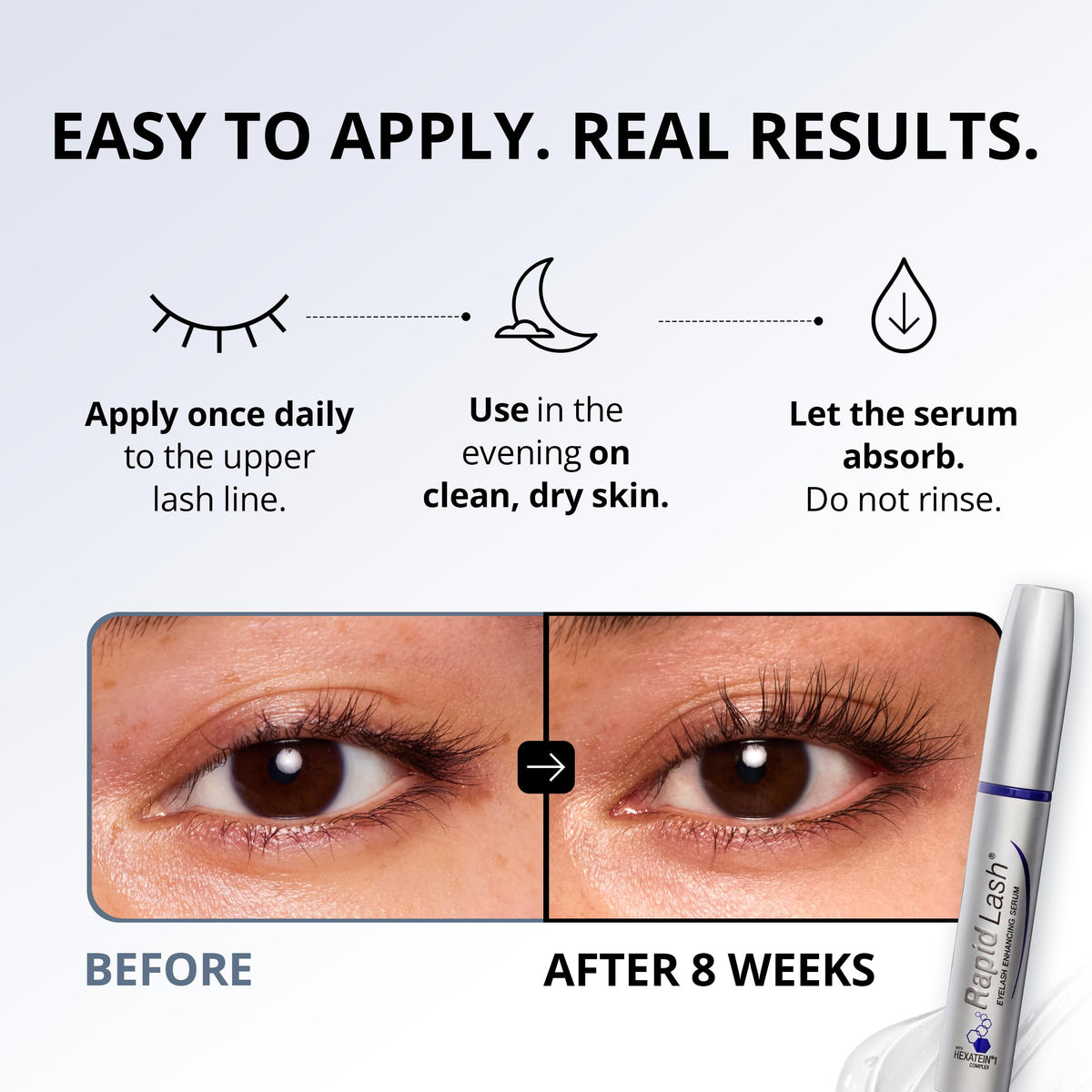 RapidLash Eyelash Enhancing Serum - 2 Month Supply, 3mL RapidLash