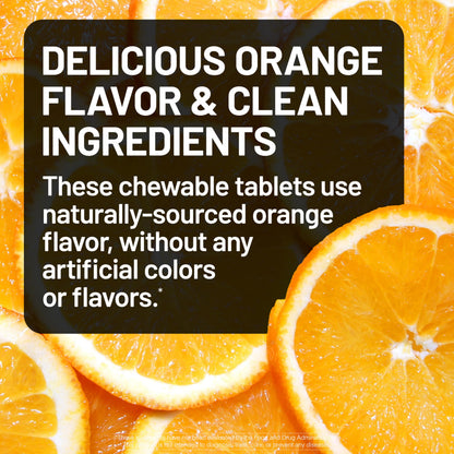 NatureWise Extra Strength Vitamin C Chewable 1000mg for Adults - Natural Orange Flavor - Immune System & Antioxidant Support - Non-GMO NatureWise