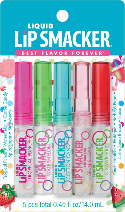 Lip Smacker Liquid Lip Gloss Friendship Pack, 5 Count Lip Smacker