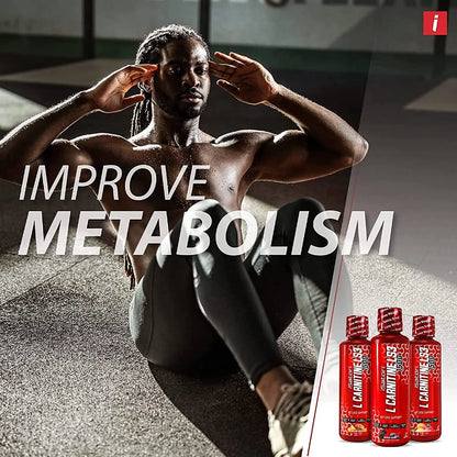 iSatori L-Carnitine LS3 3000, Liquid L-Carnitine with Acetyl L-Carnitine, L-Carnitine L-Tartrate, Stimulant Free Pre Workout, Low Calories, Sugar, Gluten, iSatori