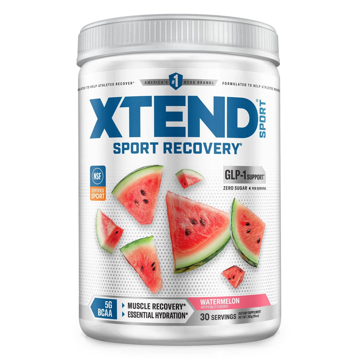 Xtend Sport BCAA Powder Watermelon - Electrolyte Powder for Recovery & Hydration with Amino Acids - 30 Servings Xtend