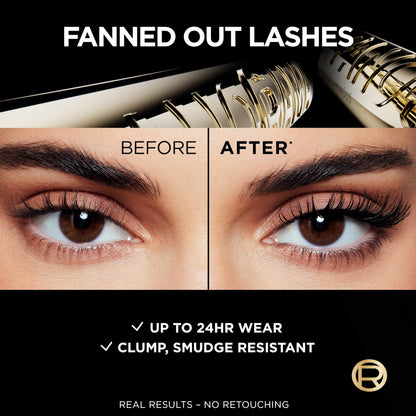 L'Oreal Paris Voluminous Panorama Mascara, Volumizing and Lengthening Mascara, Washable Longwear and Smudge Resistant Make Up, Blackest Black, 0.33 Fl Oz L'Oreal Paris