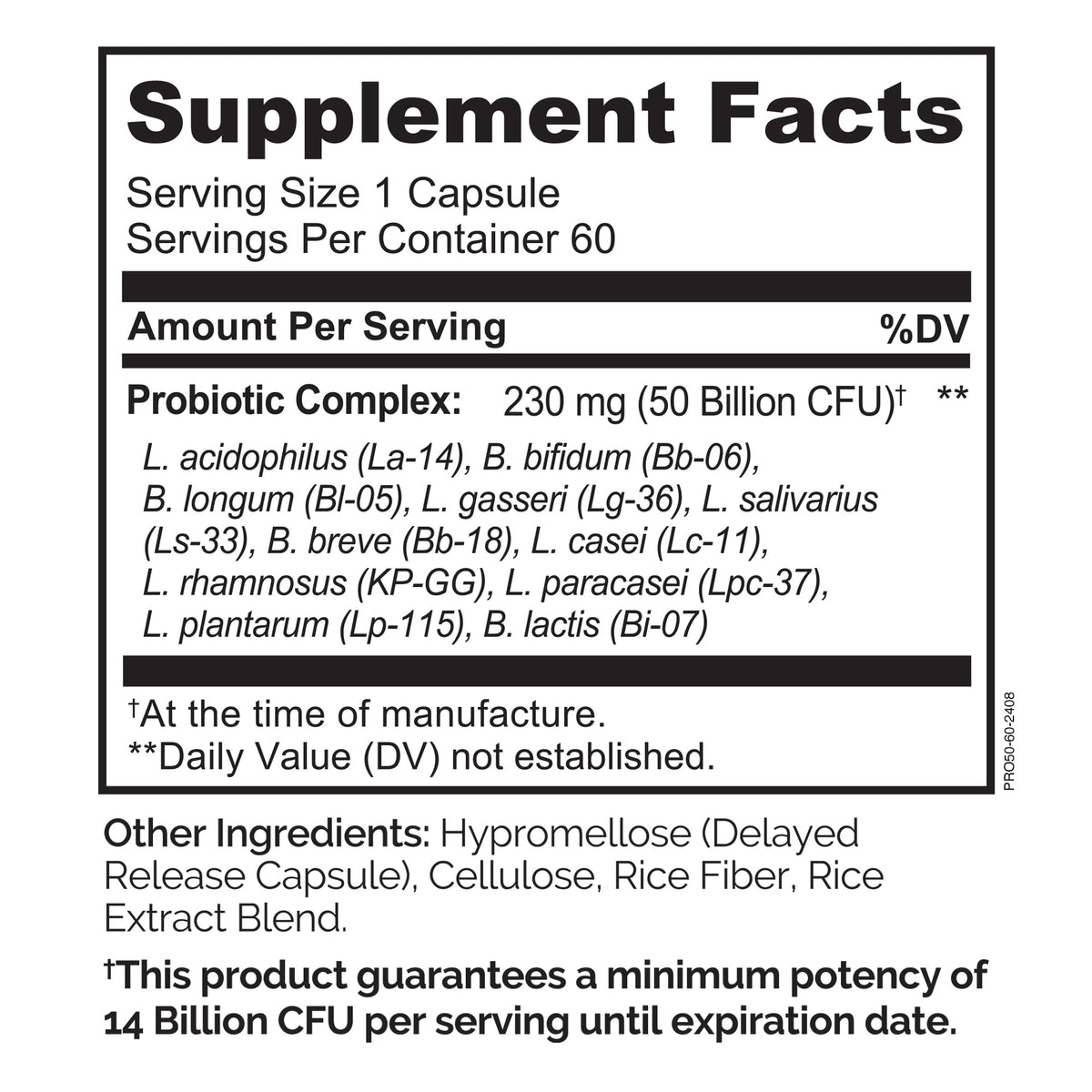 NATURELO Probiotics for Digestive Health - 50 Billion CFU, 11 Strains, Daily Use Supplement - Boosts Immune System, Delayed Release, NATURELO