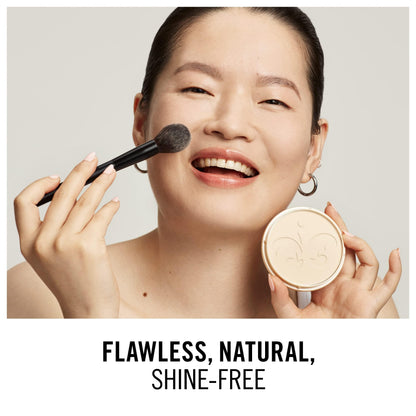 Rimmel London Stay Matte - 001 Transparent - Pressed Powder, Lightweight, High Coverage, Shine Control, 0.49oz Rimmel
