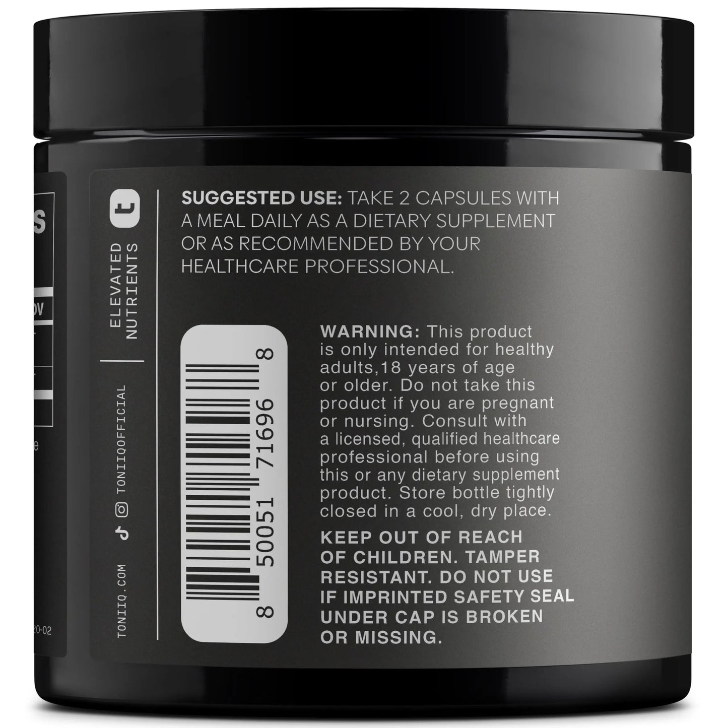 Tremella Mushroom Ultra High Potency 15:1 Extract with 30% Beta Glucans - Pure & Concentrated Formula - Third-Party Lab Tested for Purity & Quality - 120 Capsules Toniiq buy supplements Au