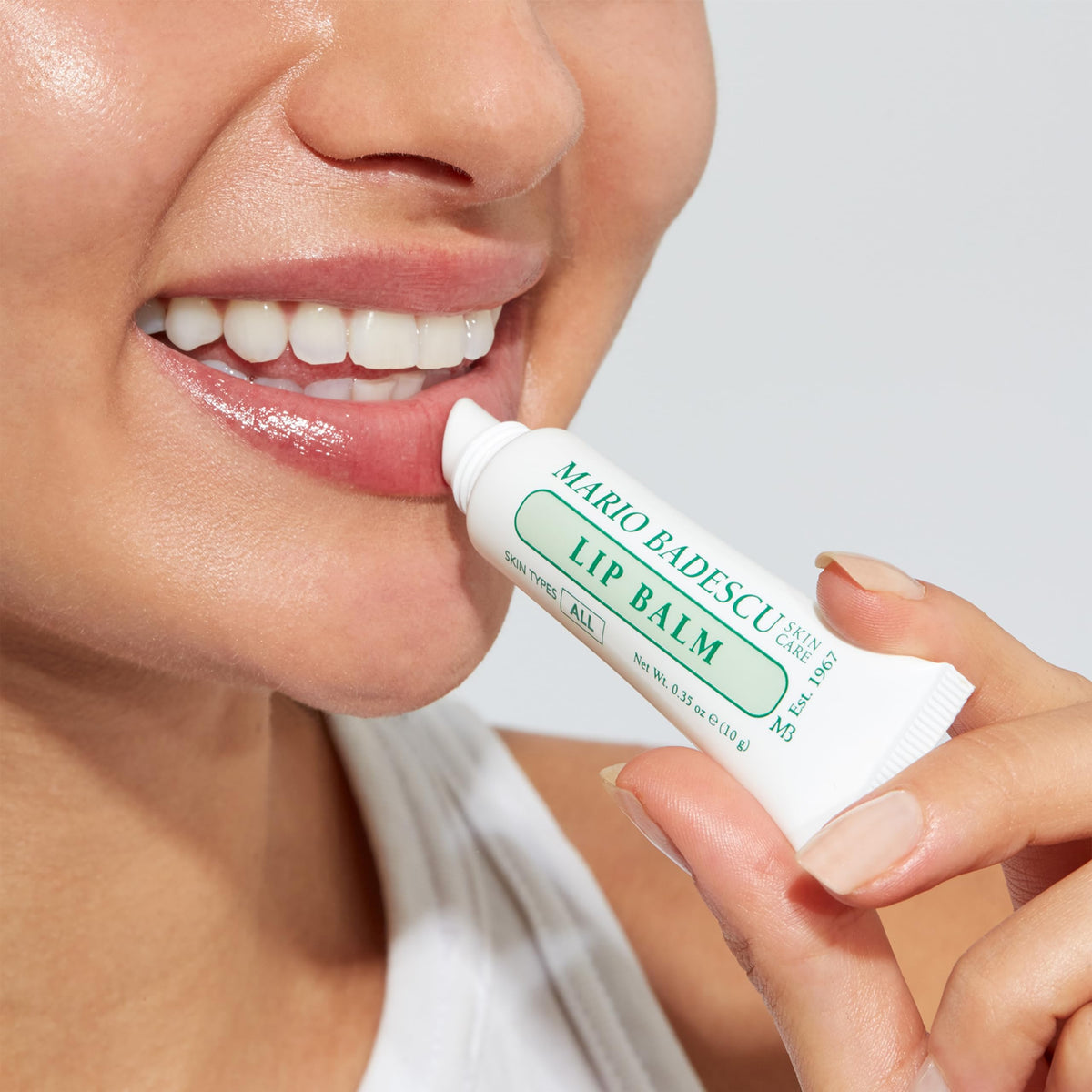 Mario Badescu Moisturizing Original Lip Balm for Dry Cracked Lips, Infused with Coconut Oil and Shea Butter, Ultra-Nourishing Lip Care Moisturizer for Soft, Smooth and Supple Lips, 0.35 Oz Mario Badescu