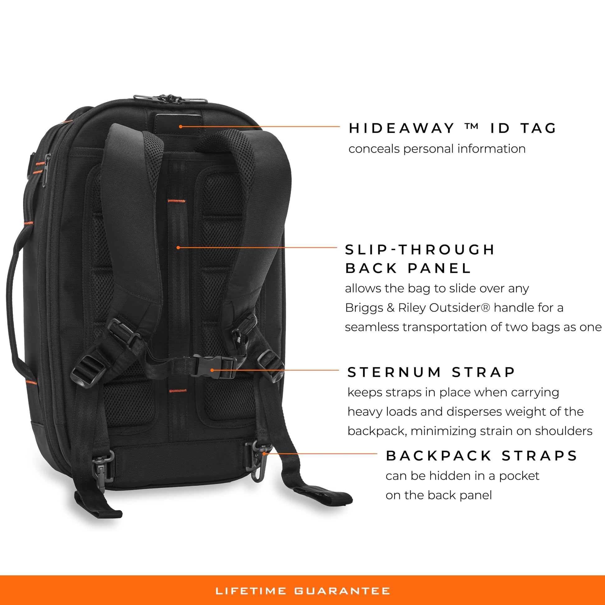 Briggs & Riley Medium Convertible Backpack Duffle Bag - Carry On for Men & Women, Use for Travel, Gym, or Work, Overnight Weekend Luggage, Shoulder Strap, Laptop Compartment - ZDX Collection, Black Gsupps Australia