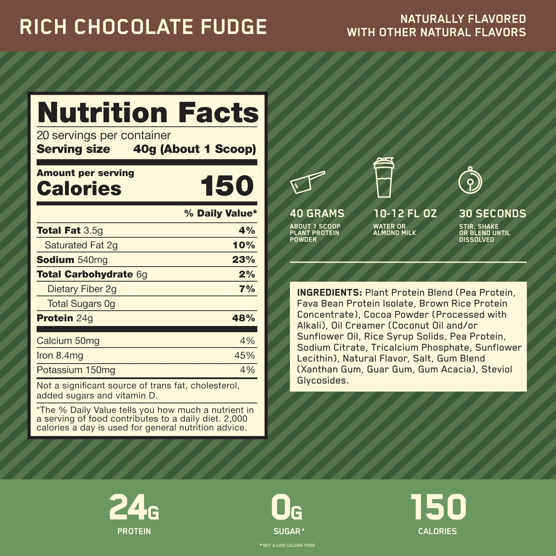 Optimum Nutrition Gold Standard 100% Plant Based Protein Powder, Gluten Free, Vegan Protein for Muscle Support and Recovery with Amino Acids - Rich Chocolate Fudge, 20 Servings (Packaging May Vary) Optimum Nutrition buy australia supplements