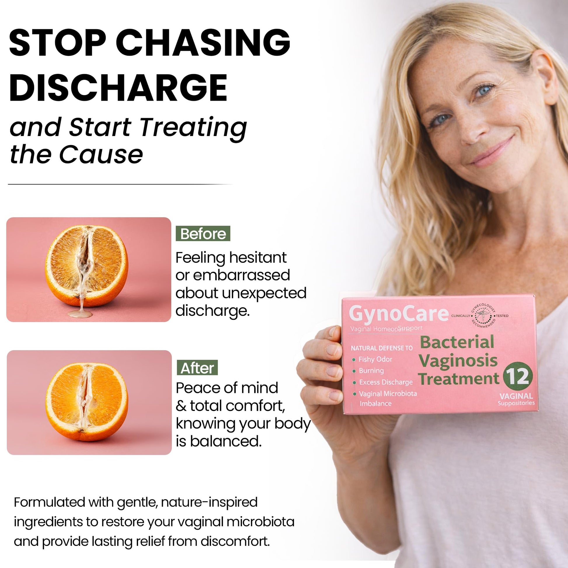 Bacterial Vaginosis Treatment | BV Treatment For Women | Boric Acid Suppositories For Women | Natural Homeopathic for Odor, Itching, Discharge, BV, and Vaginal Microbiota Imbalance | 12 Suppositories Terramed Just Think Comfort buy australia supplements
