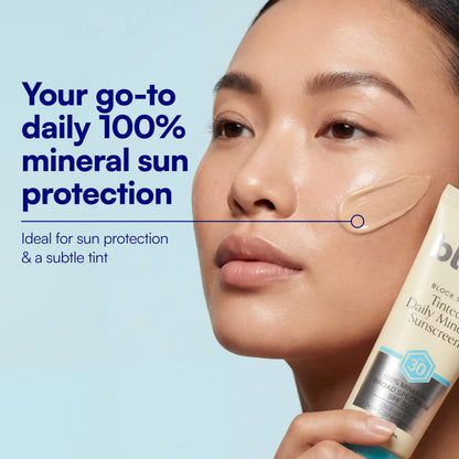 Bliss Block Star Tinted Mineral Face Sunscreen SPF 30 - 1.4 Fl Oz - Radiant Bliss