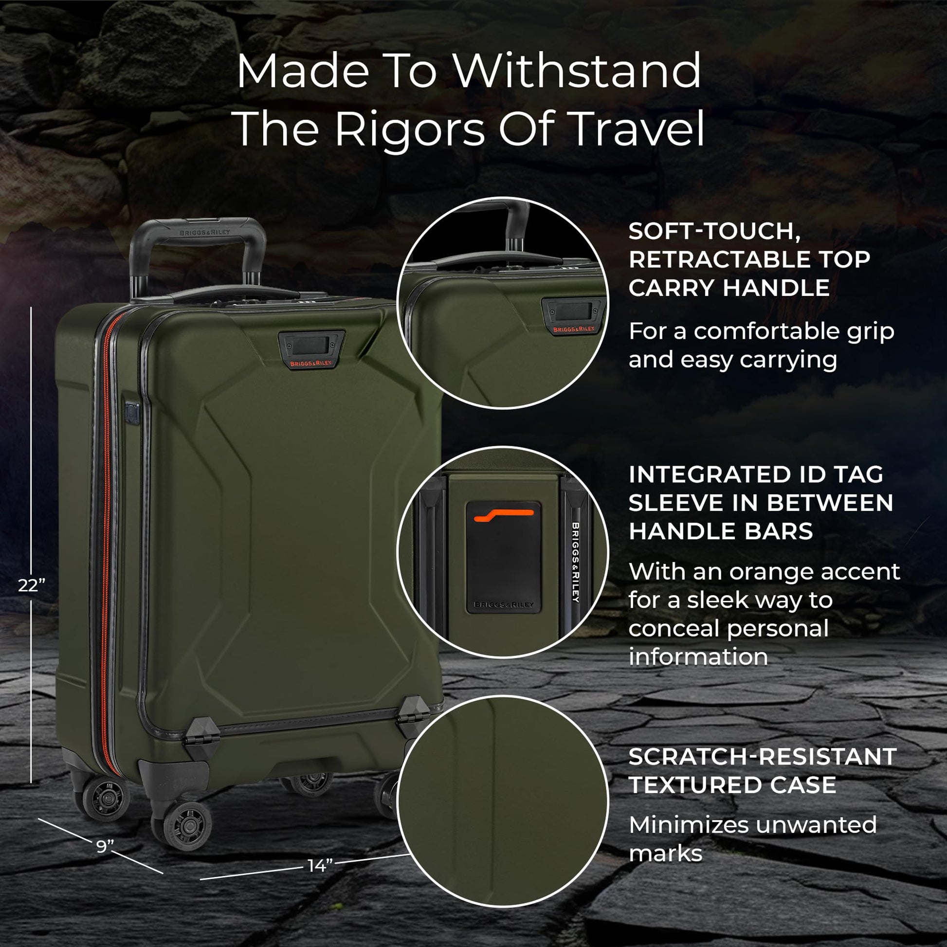Briggs & Riley Torq Large 30 Inch Hardside Checked Luggage, Stealth Black Gsupps Australia