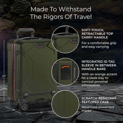 Briggs & Riley Torq Large 30 Inch Hardside Checked Luggage, Stealth Black Gsupps Australia