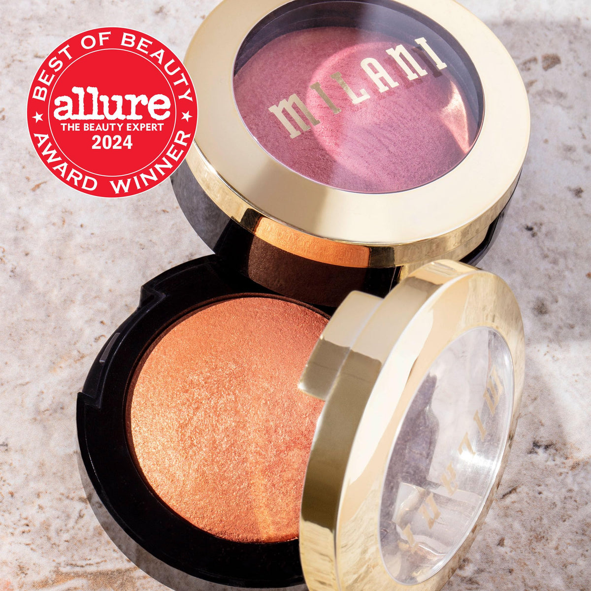 Milani Rose Blush, Powder Blush for Cheeks - Natural Matte - Romantic Rose Milani