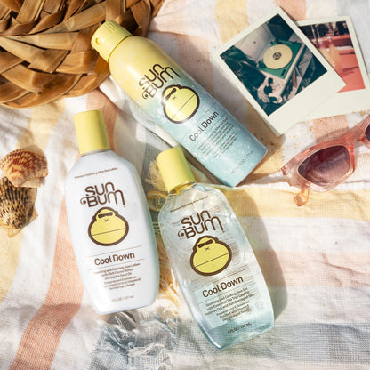 Sun Bum Cool Down Aloe Vera Gel - Vegan After Sun Care to Soothe and Hydrate Sunburn - 8 oz Sun Bum