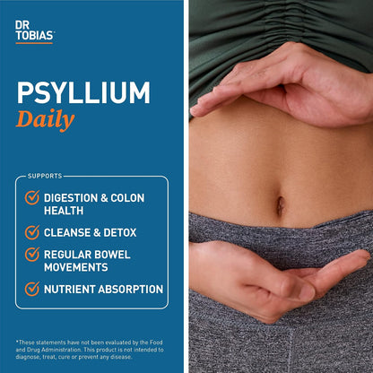 Dr. Tobias Colon Health Bundle with Colon 14 Day Cleanse & Psyllium Daily Supporting Healthy Bowel Movements