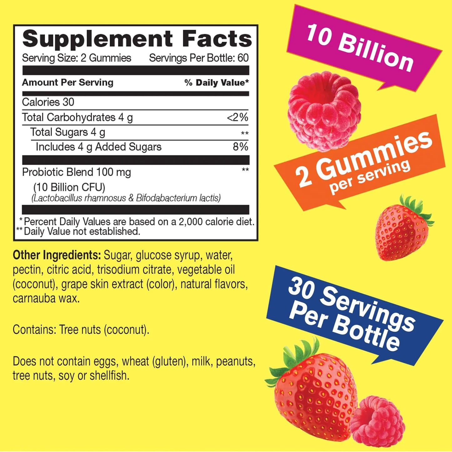 WellYeah Probiotics for Women Gummies - 10 Billion CFU - for Digestive Support, Gut Health, and Feminine Health Support - Natural Sourced Flavors - Vegan WellYeah