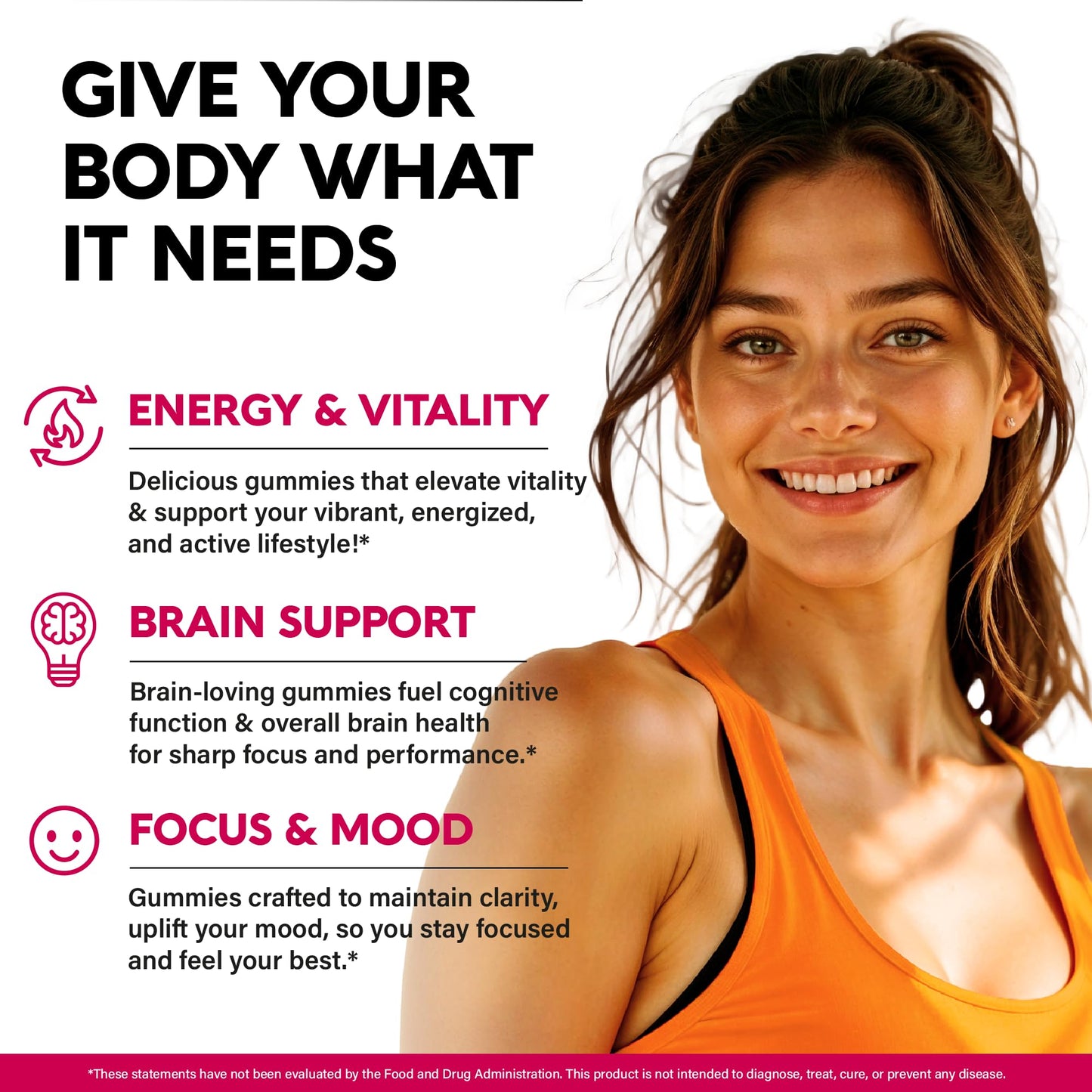 Vitamin B-Complex Gummies for Women & Men - Vitamin B12, B1, B2, B3, B5, B6, B7 & B9 - B Complex with Vitamin C & Choline - Energy, Brain & Mood NUTRAHARMONY