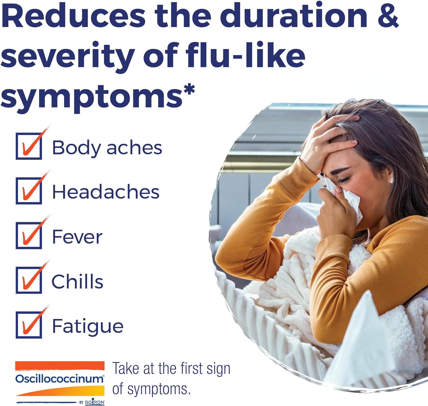 Boiron Oscillococcinum for Relief from Flu-Like Symptoms of Body Aches, Headache, Fever, Chills, and Fatigue - 30 Doses Gsupps Australia