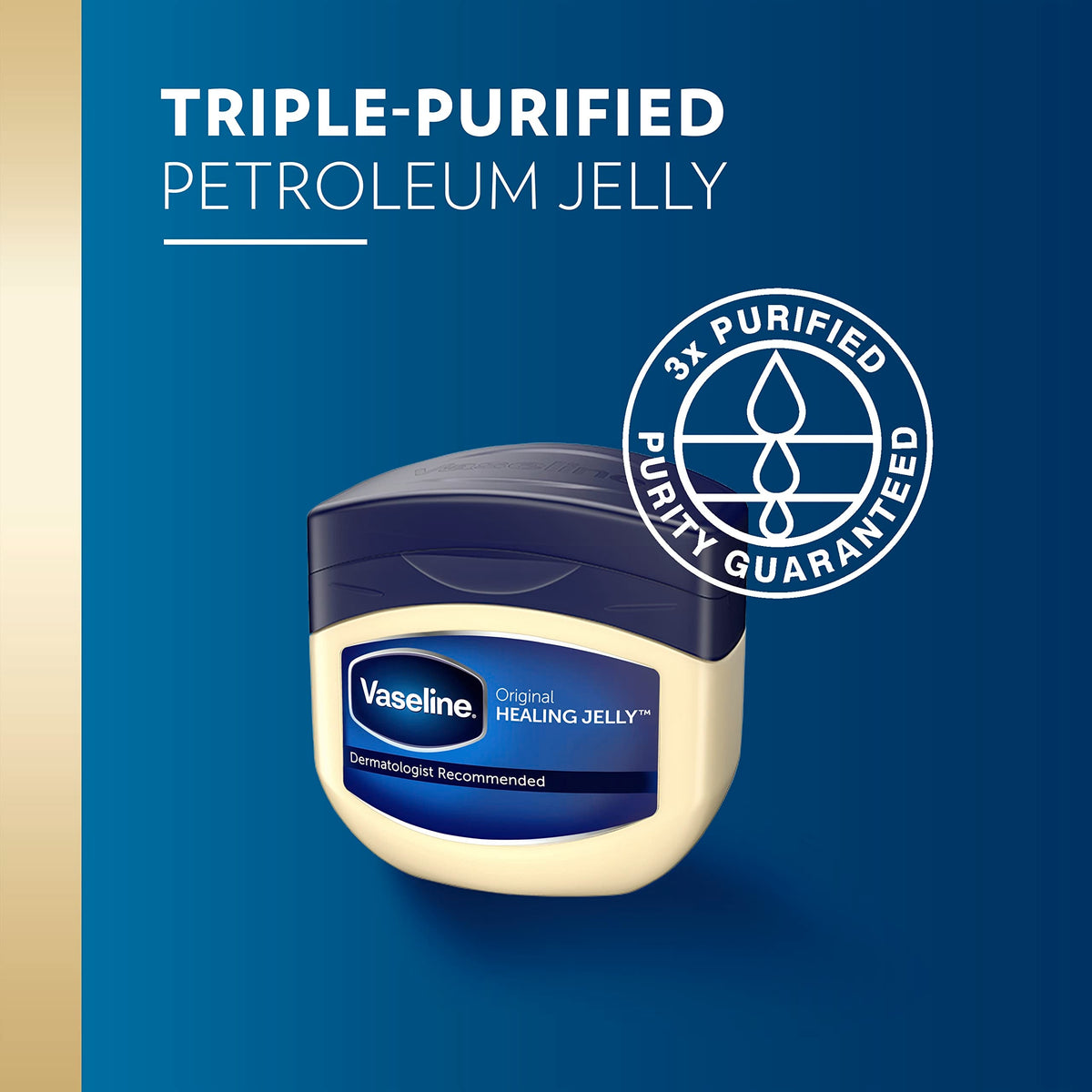 Vaseline Original Petroleum Healing Jelly for Dry Cracked Skin 13oz 3ct Vaseline