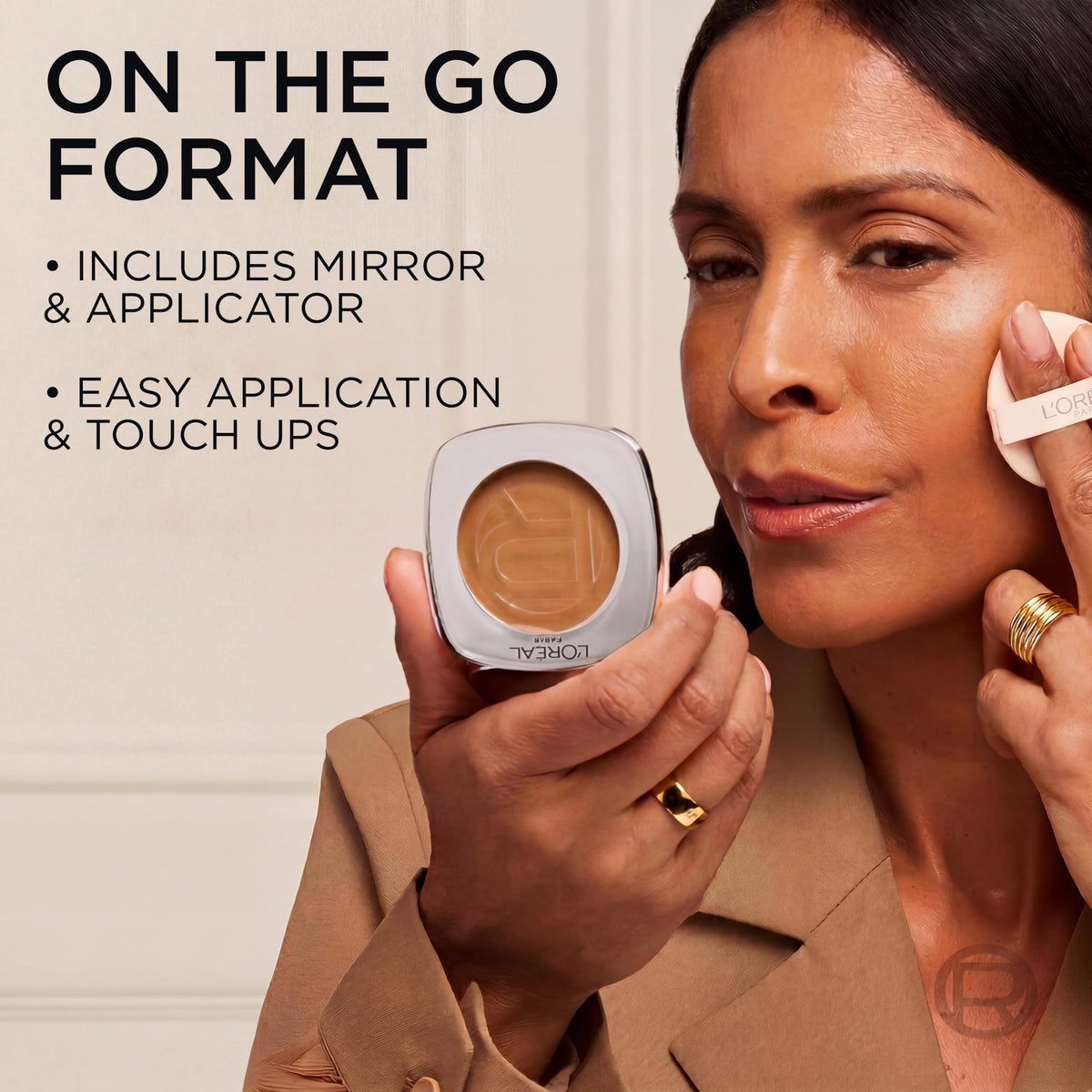 L'Oreal Paris True Match Hyaluron Tinted Balm Foundation, Skincare Foundation with Light to Medium Radiant Coverage, Minimizes Wrinkles and Fine Lines, Non-Comedogenic Formula, Medium Light 4 L'Oreal Paris