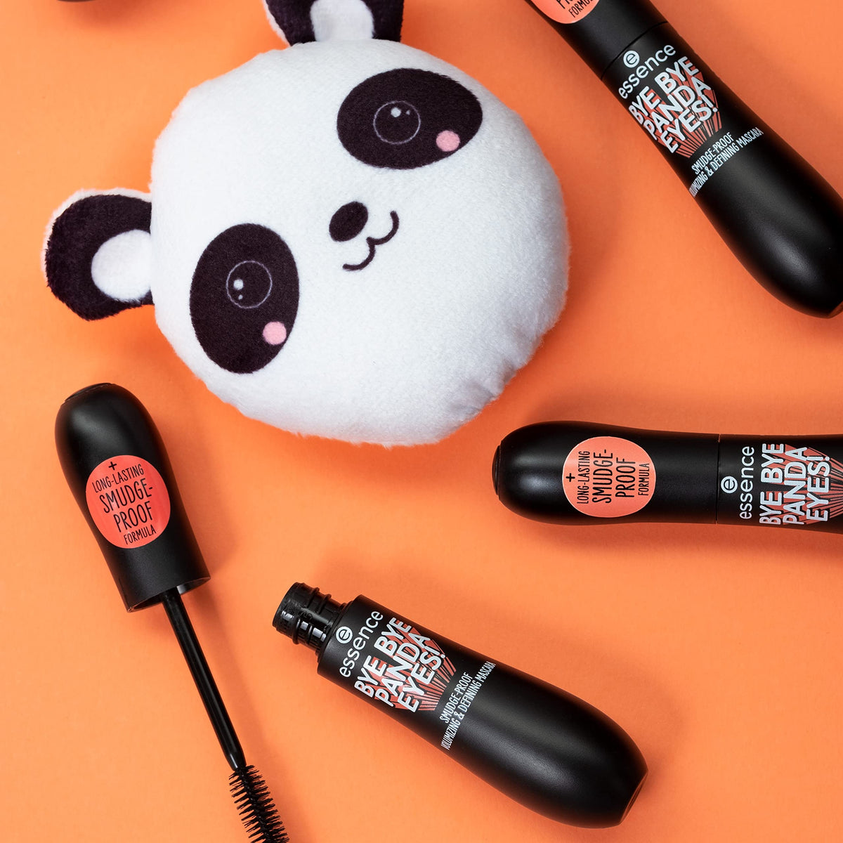 essence Bye Bye Panda Eyes Tubing Mascara, Black, Smudge-proof (Pack of 1) Essence Cosmetics