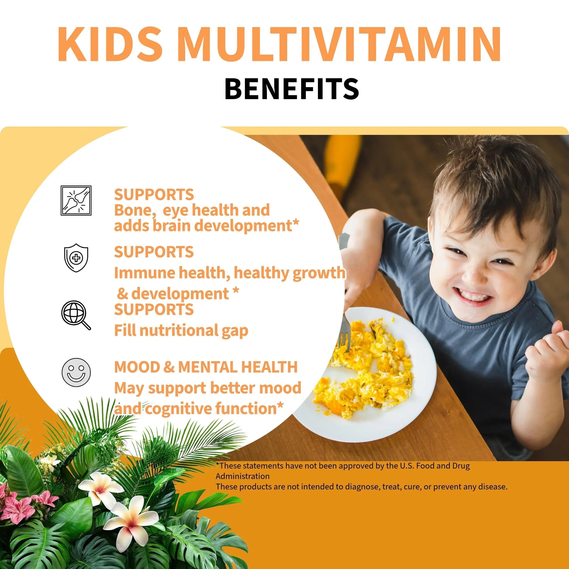 MonesAli Kids Multivitamin Gummies with Iron & Probiotics – Vegan, Gelatin-Free, Halal, Orange & Strawberry Flavors, 90 Count MonesAli buy australia supplements