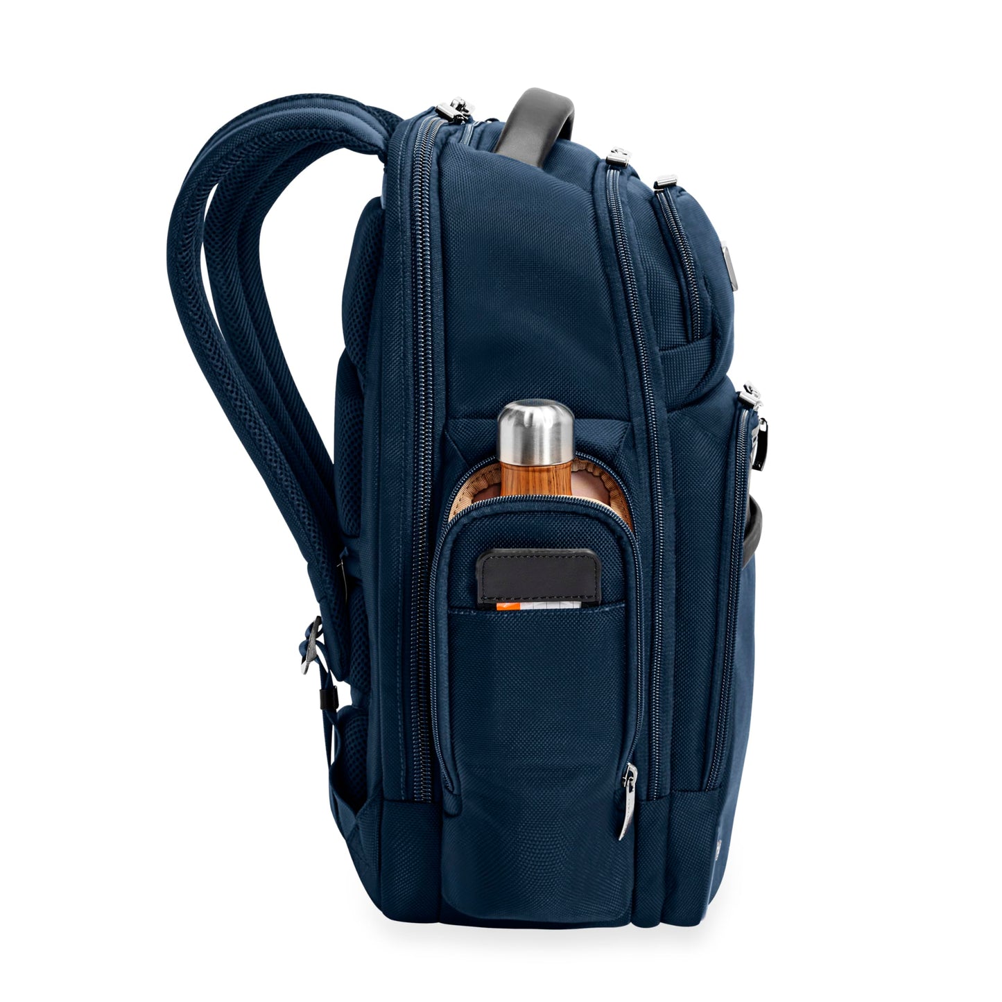 Briggs & Riley Medium Cargo Backpack for Women & Men - Laptop Backpack, For Work & Travel, Lightweight & Durable, Padded Straps, Fits up to 15" Laptop - @work Collection, Black Gsupps Australia