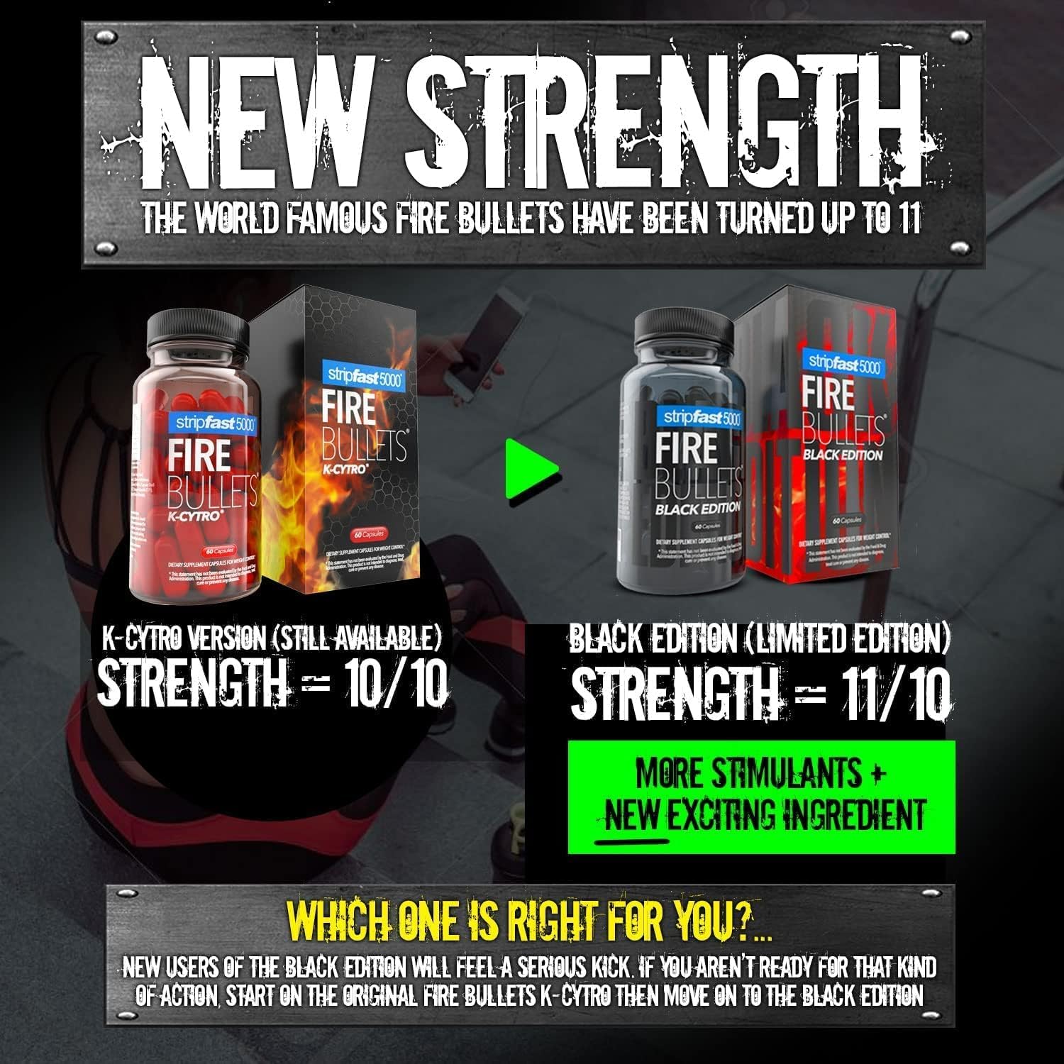 stripfast5000 Fire Bullets Max Strength Black Edition for Women and Men stripfast5000 buy australia supplements