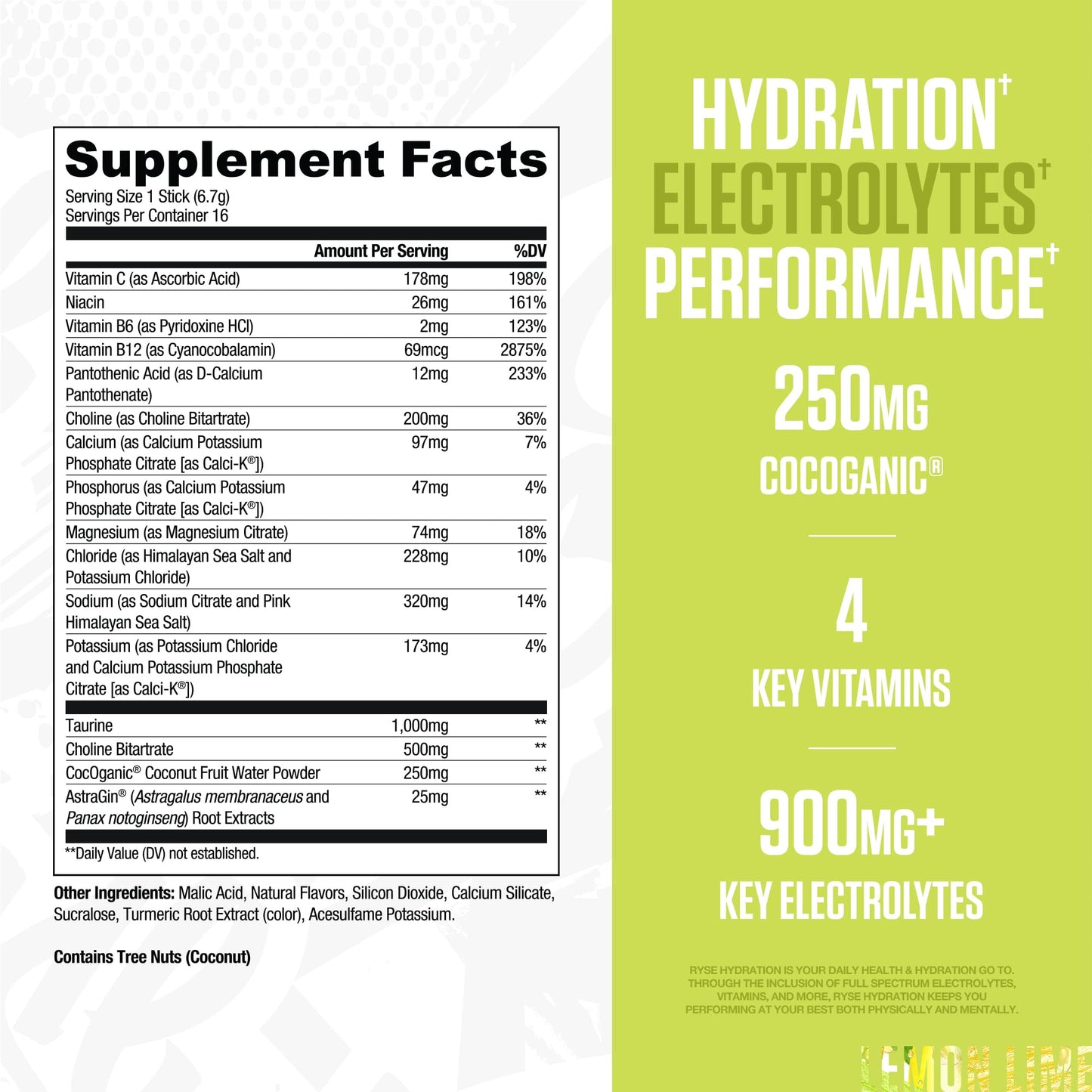 RYSE Hydration Electrolyte Powder Drink Mix Packets - Kool-Aid Grape - Sugar-Free Full Spectrum Electrolytes with Essential Vitamins, Taurine and Choline for Rehydration - 16 Serving Sticks