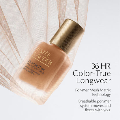 Estée Lauder Double Wear Stay-in-Place Foundation Makeup | 36-Hour Long-Wear Oil-Free Liquid Matte Foundation | Hydrating, Breathable, Buildable | New Formula, 1 Fl Oz, 1W1 Bone Estée Lauder