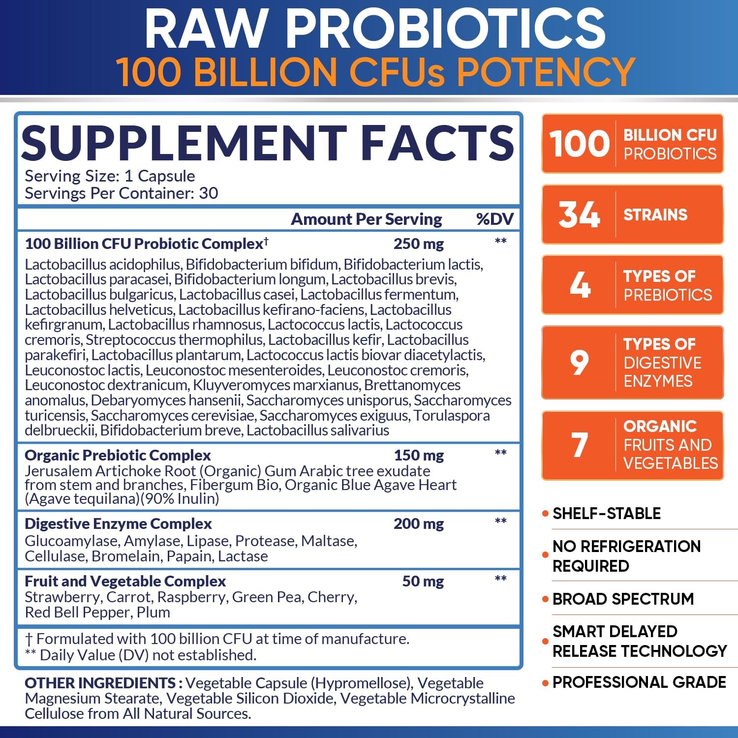 Organic Probiotics 100 Billion CFU, Dr Formulated for Women and Men + Whole Food Multivitamin for Men, Natural Multi Vitamins, Minerals, Organic Extracts Bundle Gsupps Australia