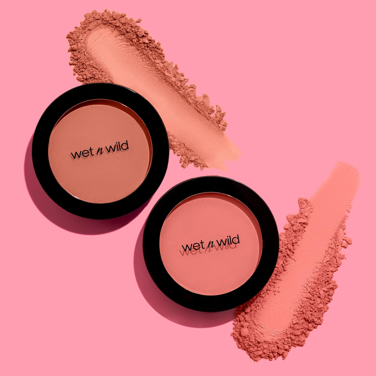 wet n wild Color Icon Blush, Effortless Matte Natural Sheer Glow & Seamless Blend, Luxuriously Infused Smooth Jojoba Oil, Cruelty-Free & Vegan - Pinch Me Pink wet n wild