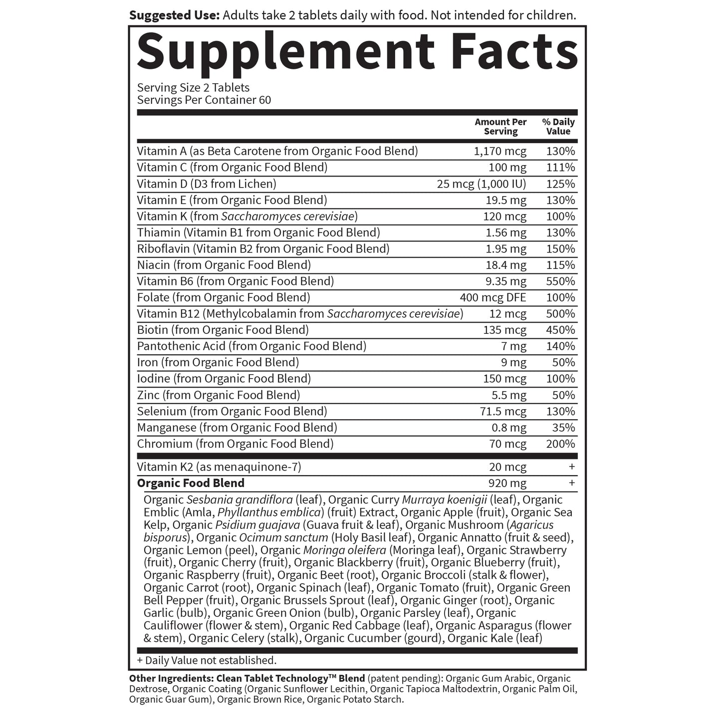 Garden of Life Organics Women's Multivitamin with Vitamin C, D3, Folate, B12, Biotin & Iron – Women's Multivitamin for Energy, Heart Health & Radiant Skin, USDA Organic, Non-GMO, Vegan, 120 Tablets Gsupps Australia