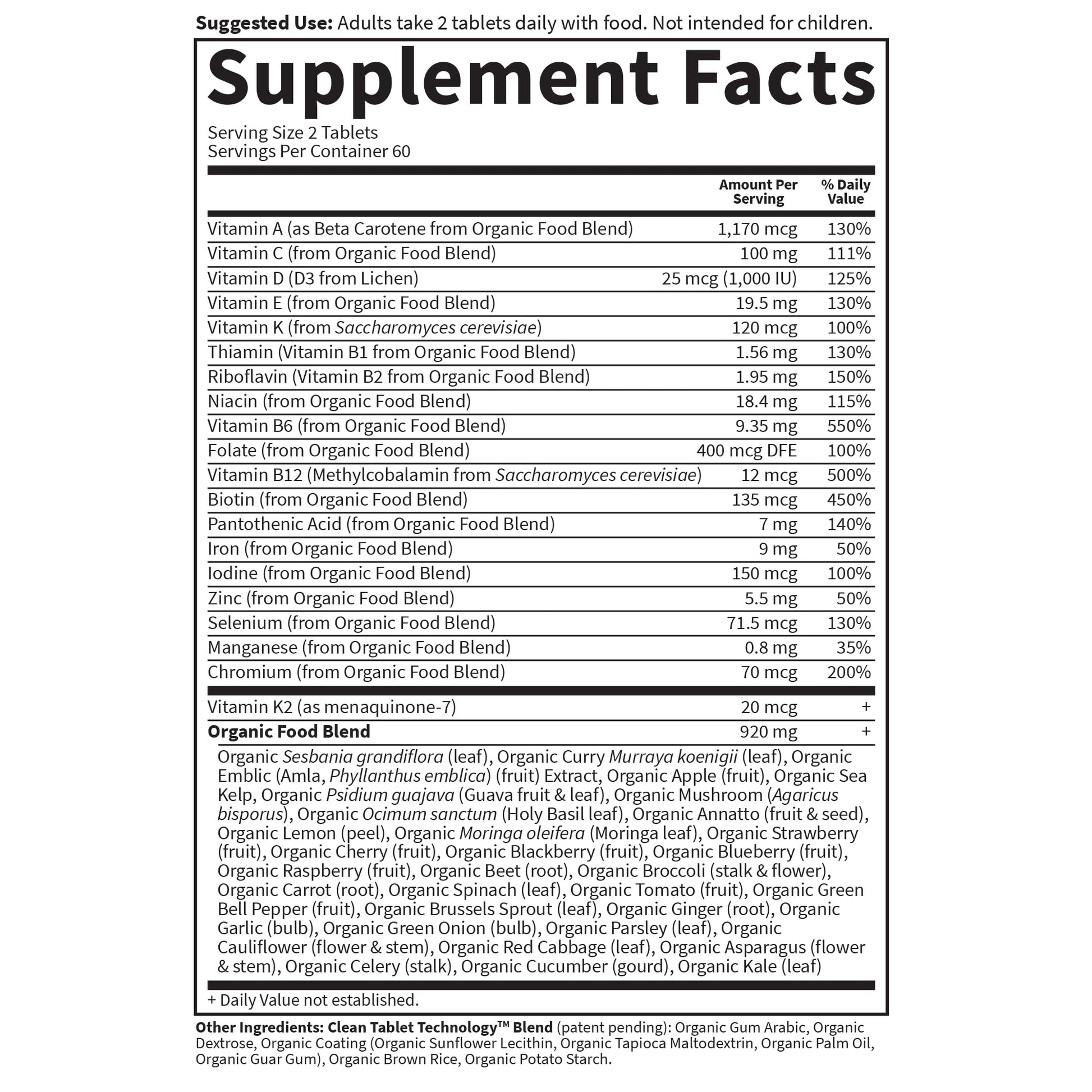 Garden of Life Organics Women's Multivitamin with Vitamin C, D3, Folate, B12, Biotin & Iron – Women's Multivitamin for Energy, Heart Health & Radiant Skin, USDA Organic, Non-GMO, Vegan, 120 Tablets Gsupps Australia