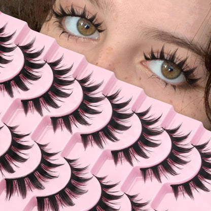 Ahrikiss Lashes Manga Lashes Spiky Anime False Eyelashes (Doll) Ahrikiss